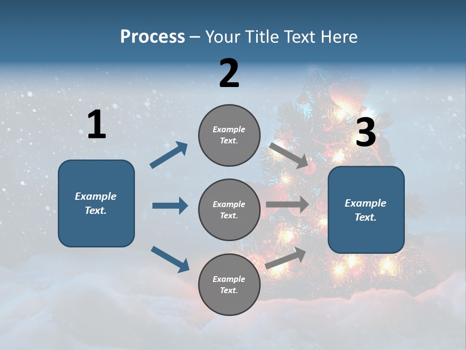 Blue Dark December PowerPoint Template