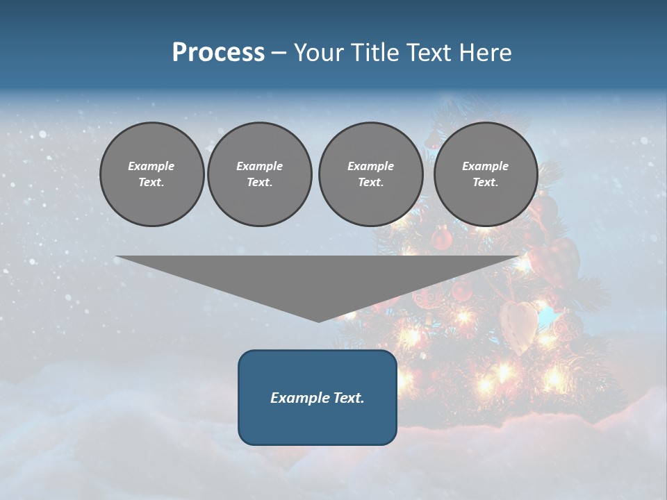 Blue Dark December PowerPoint Template