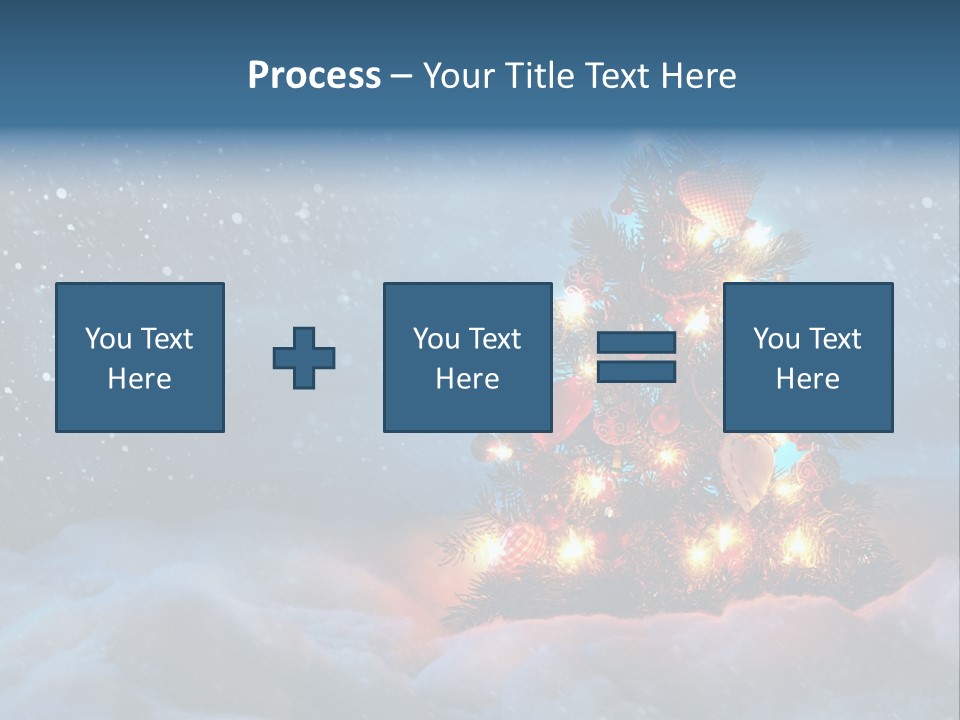 Blue Dark December PowerPoint Template