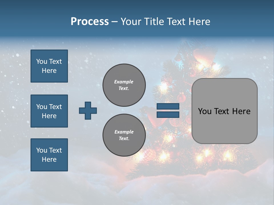Blue Dark December PowerPoint Template