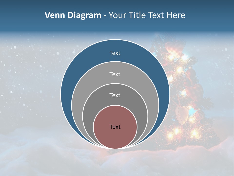 Blue Dark December PowerPoint Template