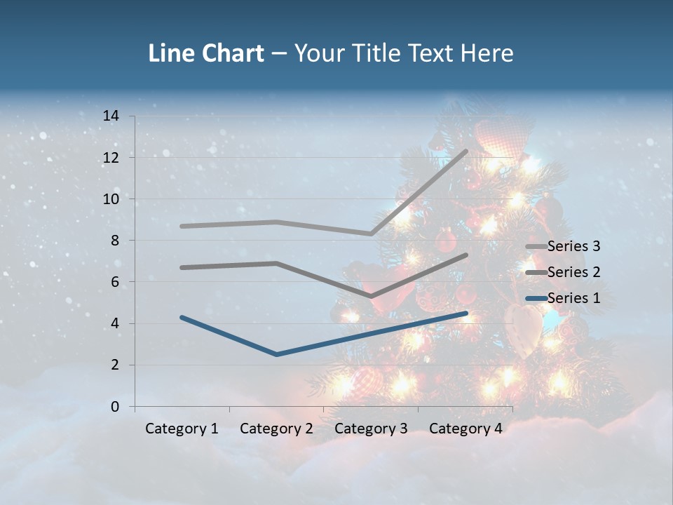 Blue Dark December PowerPoint Template