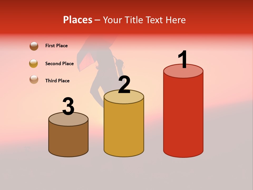 Victory Skyline Sky PowerPoint Template