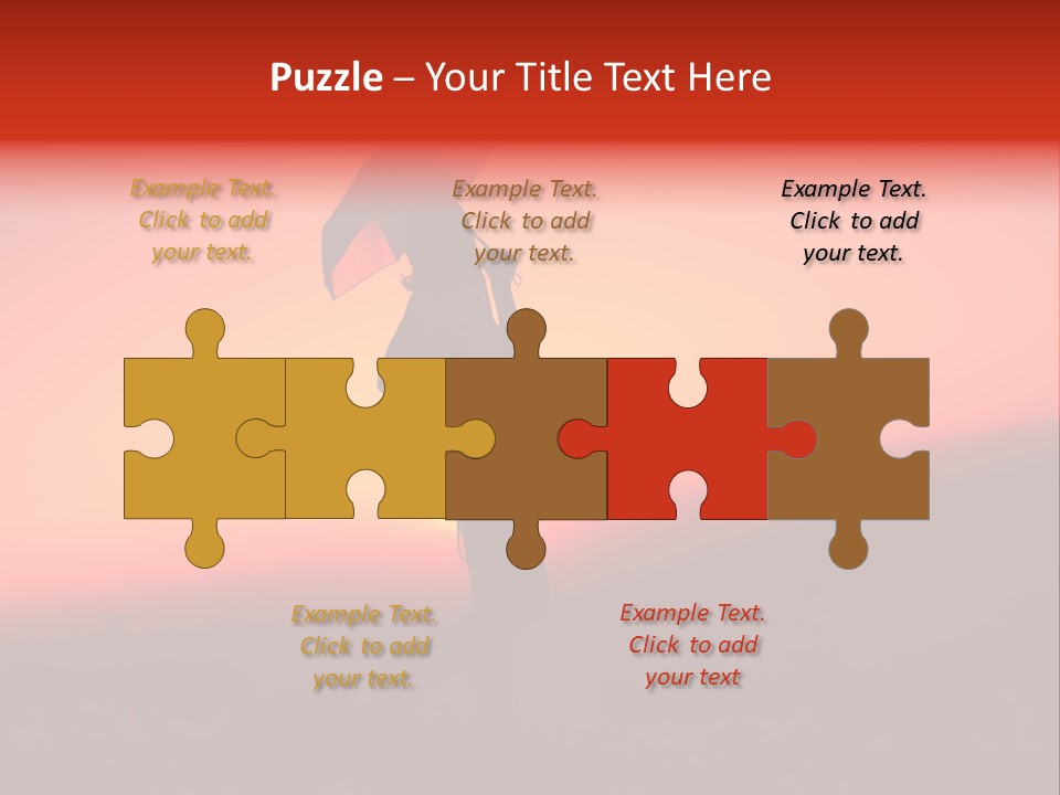 Victory Skyline Sky PowerPoint Template