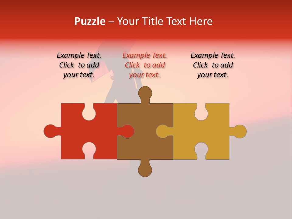 Victory Skyline Sky PowerPoint Template