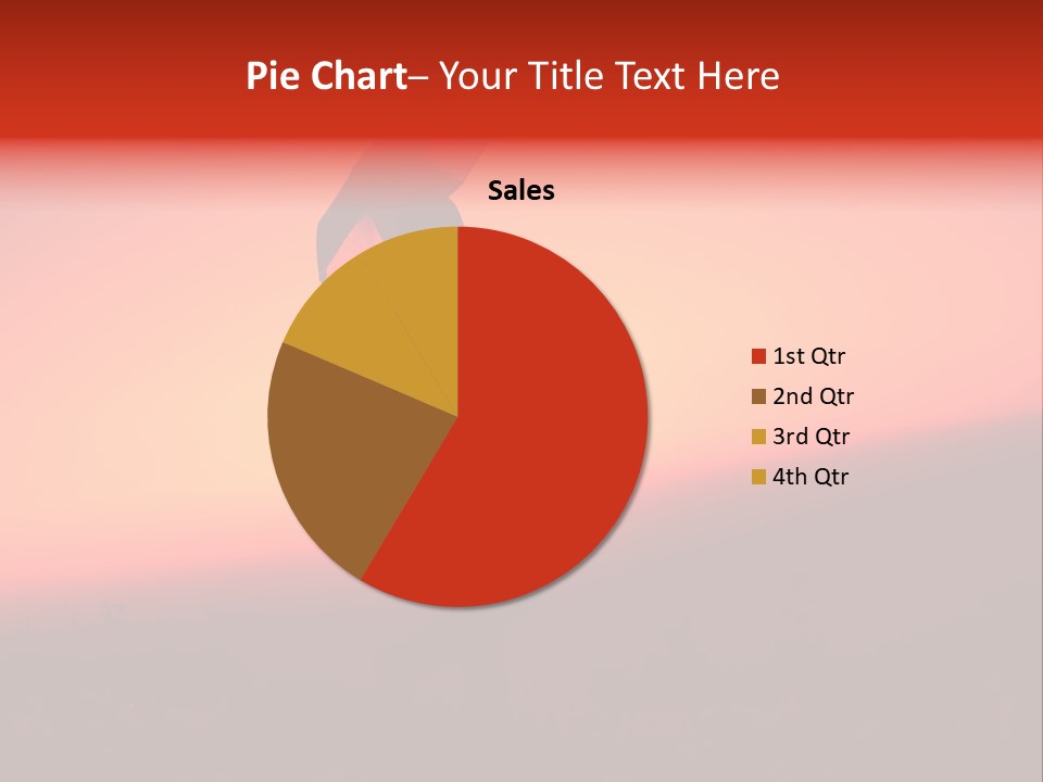 Victory Skyline Sky PowerPoint Template