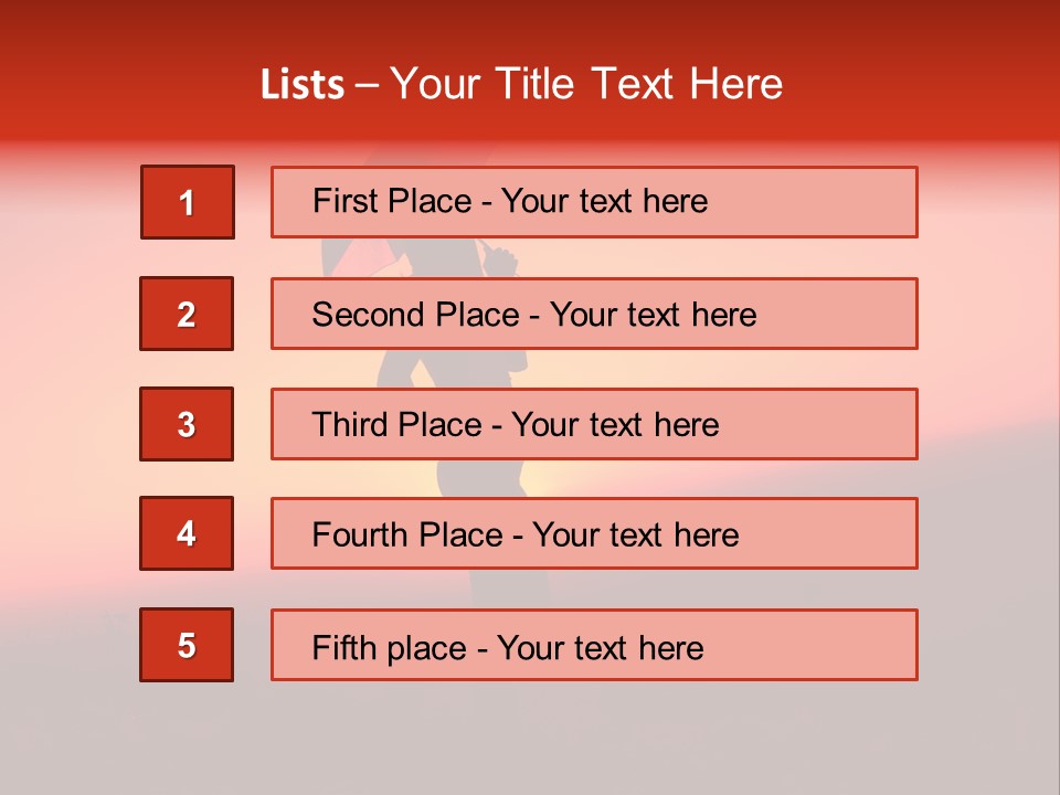 Victory Skyline Sky PowerPoint Template