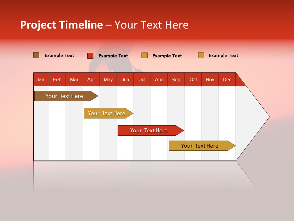 Victory Skyline Sky PowerPoint Template