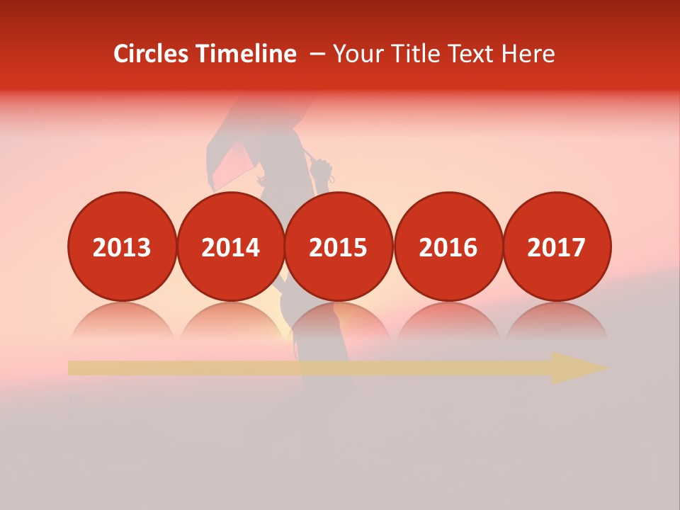 Victory Skyline Sky PowerPoint Template