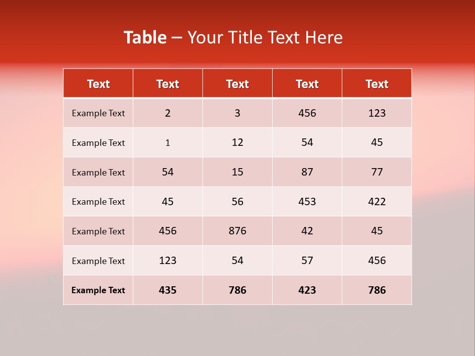 Victory Skyline Sky PowerPoint Template
