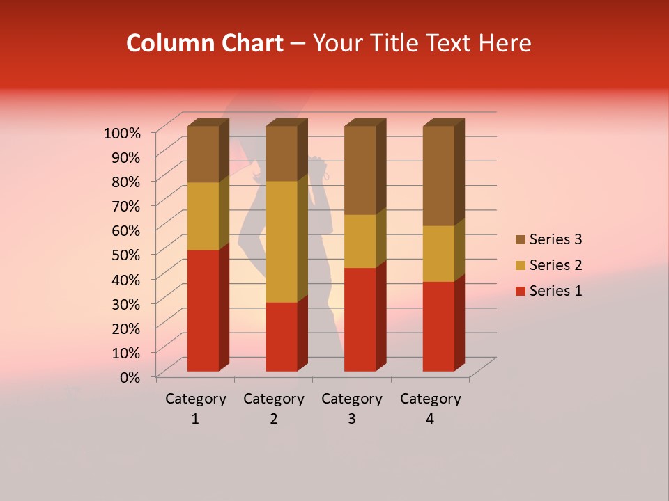 Victory Skyline Sky PowerPoint Template