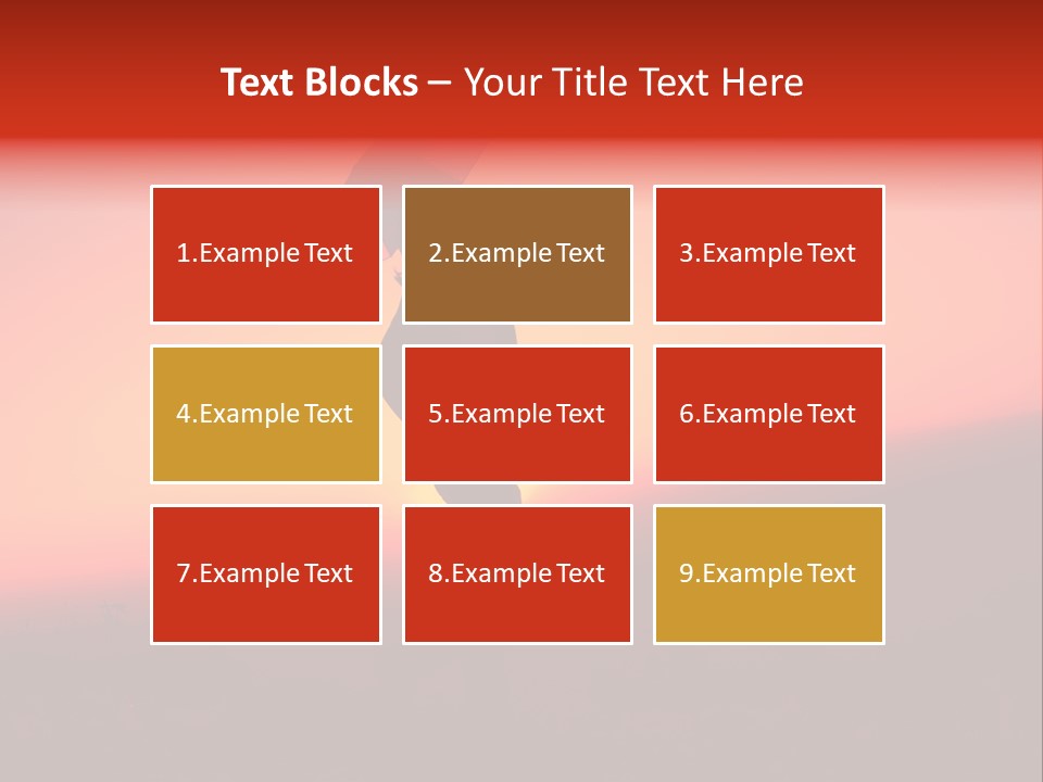 Victory Skyline Sky PowerPoint Template