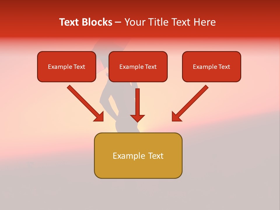 Victory Skyline Sky PowerPoint Template