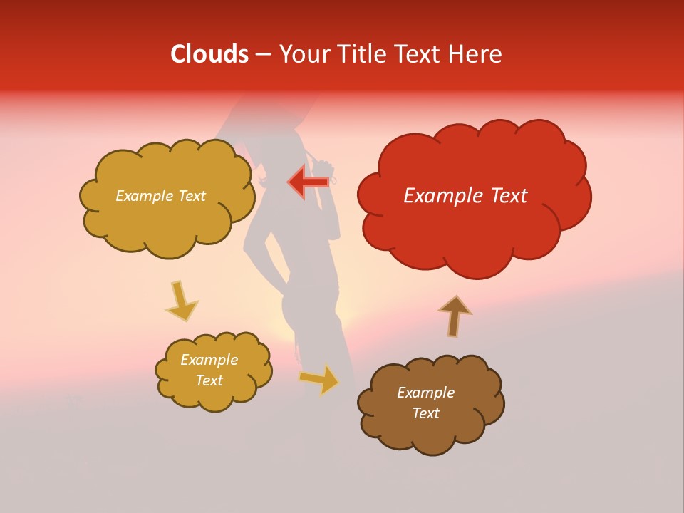 Victory Skyline Sky PowerPoint Template