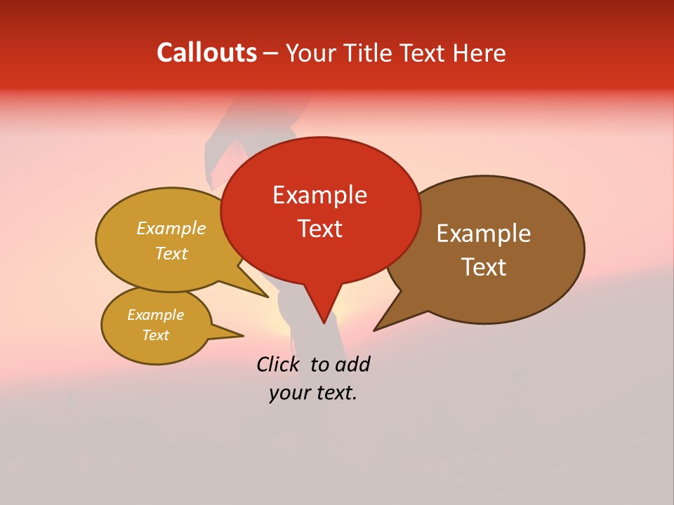 Victory Skyline Sky PowerPoint Template