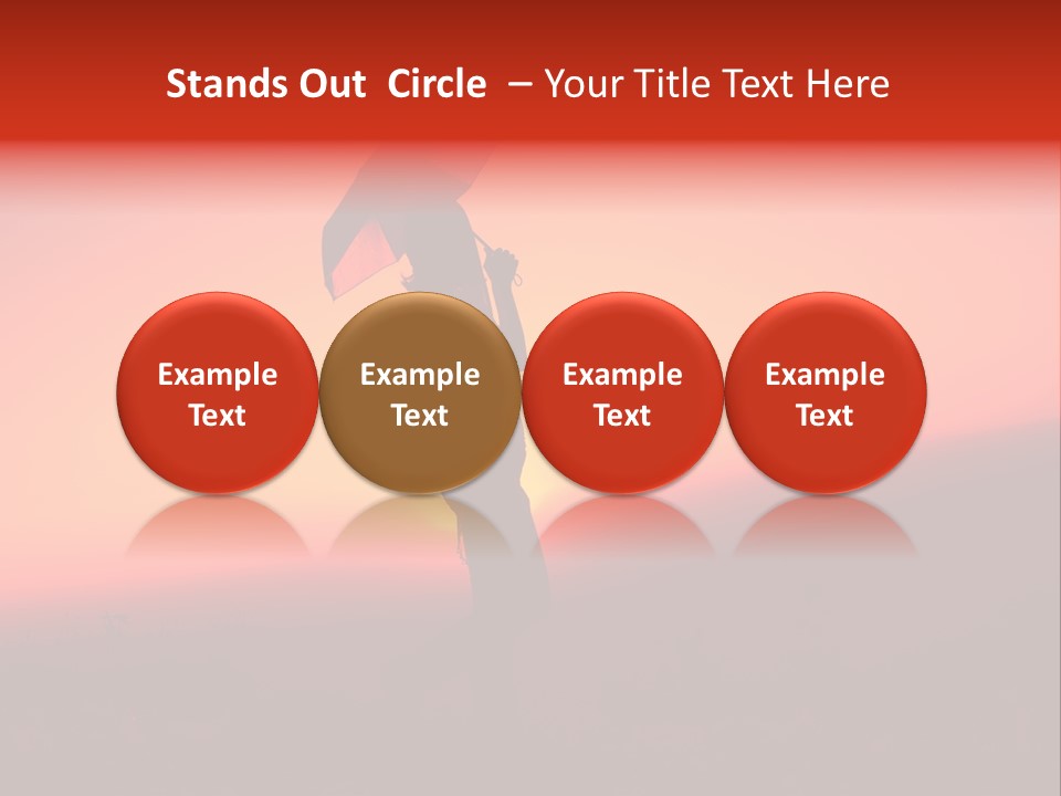 Victory Skyline Sky PowerPoint Template