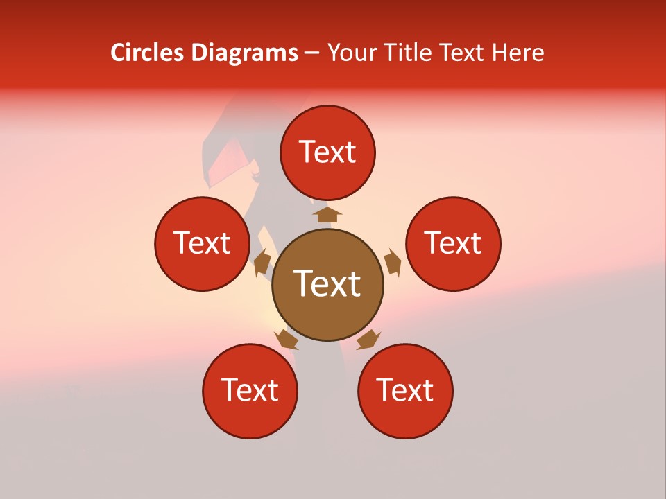 Victory Skyline Sky PowerPoint Template