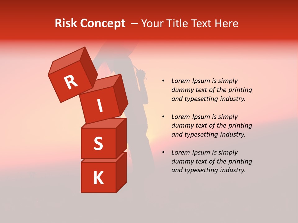 Victory Skyline Sky PowerPoint Template