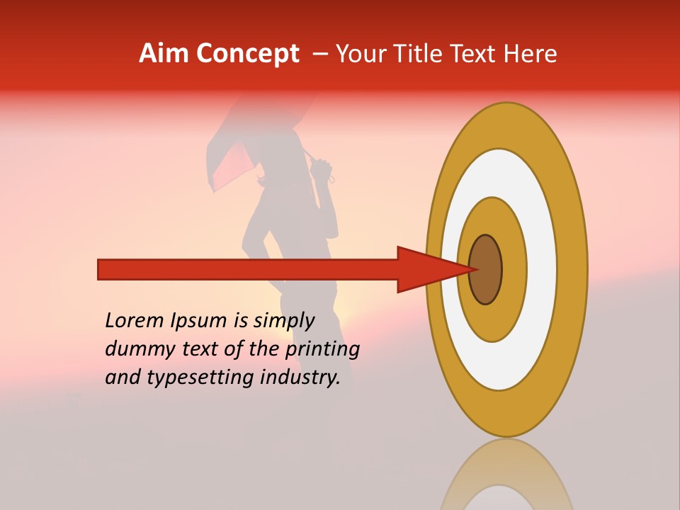 Victory Skyline Sky PowerPoint Template