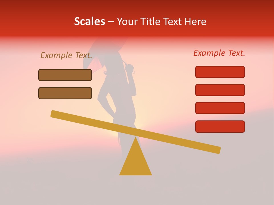 Victory Skyline Sky PowerPoint Template