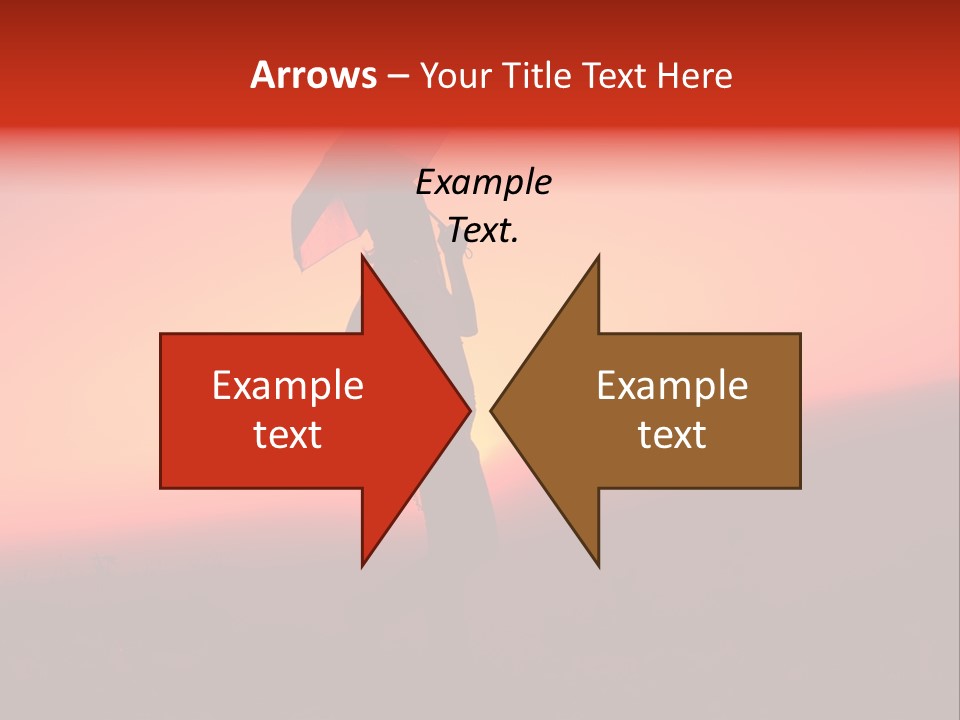 Victory Skyline Sky PowerPoint Template