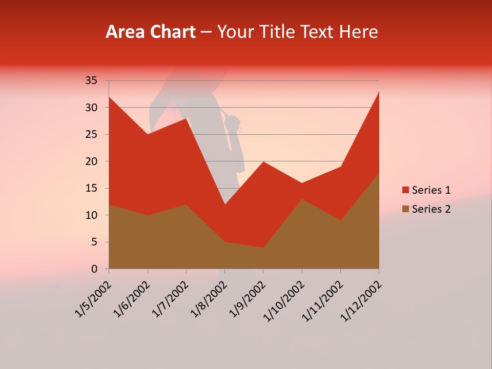 Victory Skyline Sky PowerPoint Template