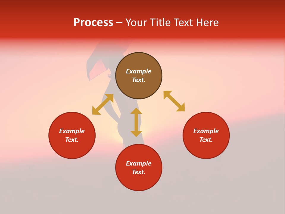 Victory Skyline Sky PowerPoint Template