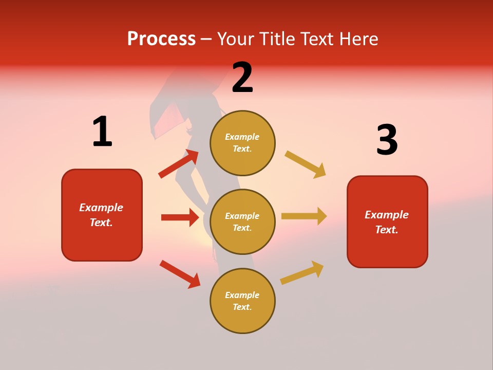 Victory Skyline Sky PowerPoint Template