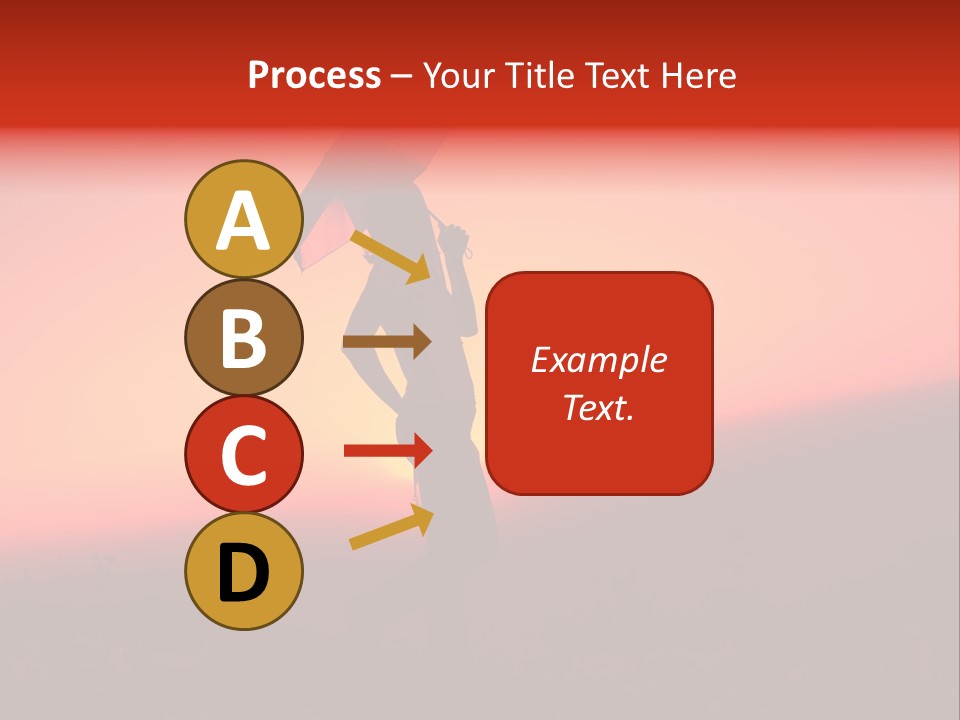 Victory Skyline Sky PowerPoint Template