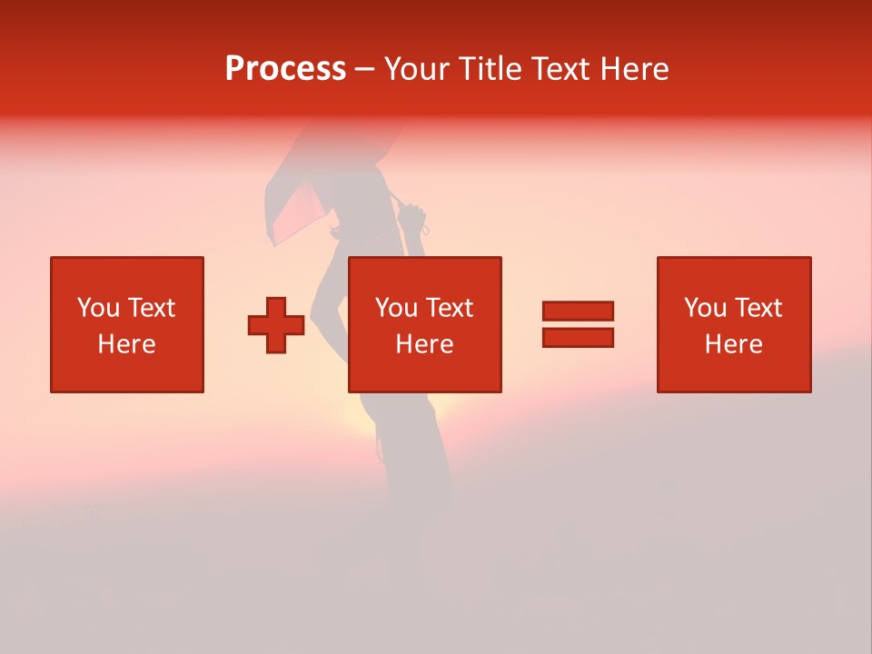 Victory Skyline Sky PowerPoint Template