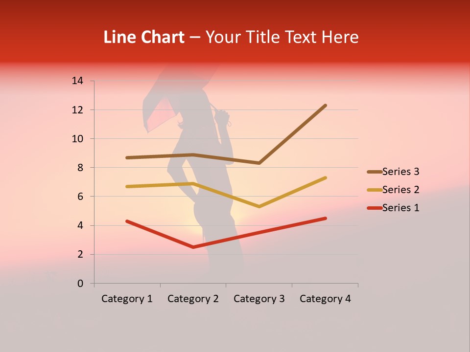 Victory Skyline Sky PowerPoint Template