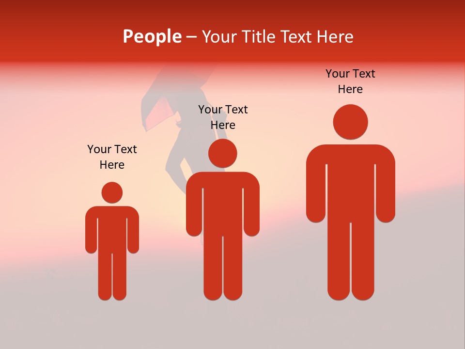 Victory Skyline Sky PowerPoint Template