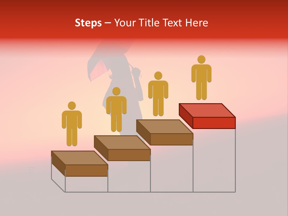 Victory Skyline Sky PowerPoint Template