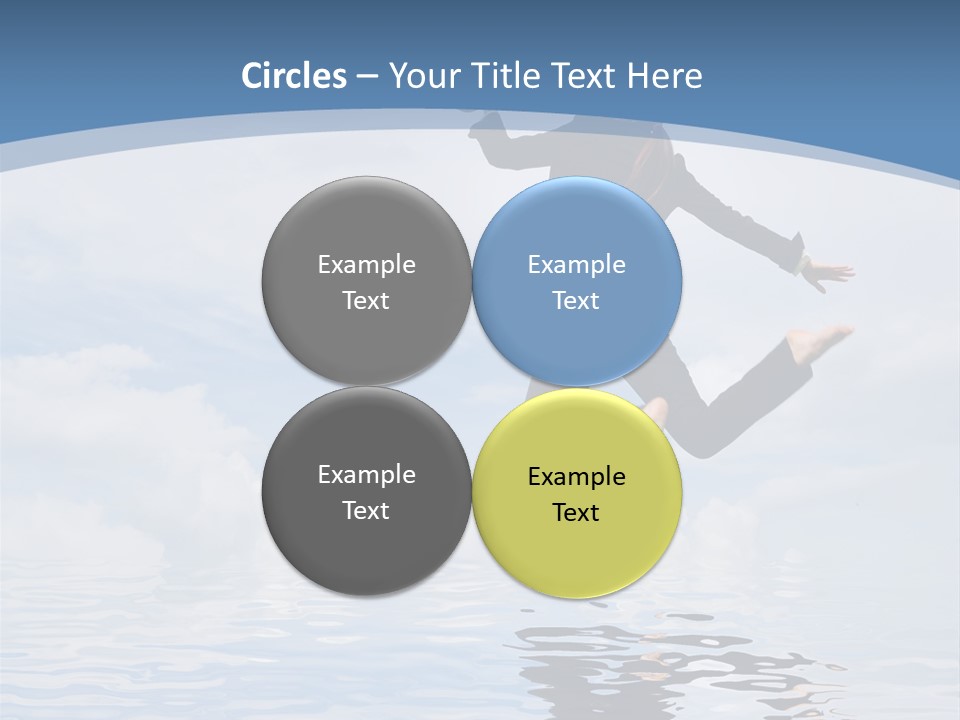Entrepreneur Active Enjoyment PowerPoint Template