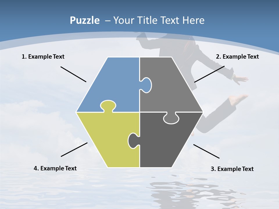 Entrepreneur Active Enjoyment PowerPoint Template