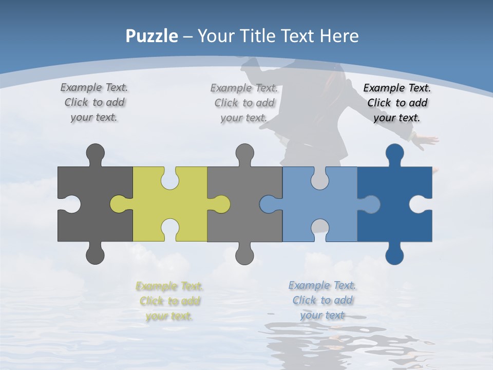 Entrepreneur Active Enjoyment PowerPoint Template