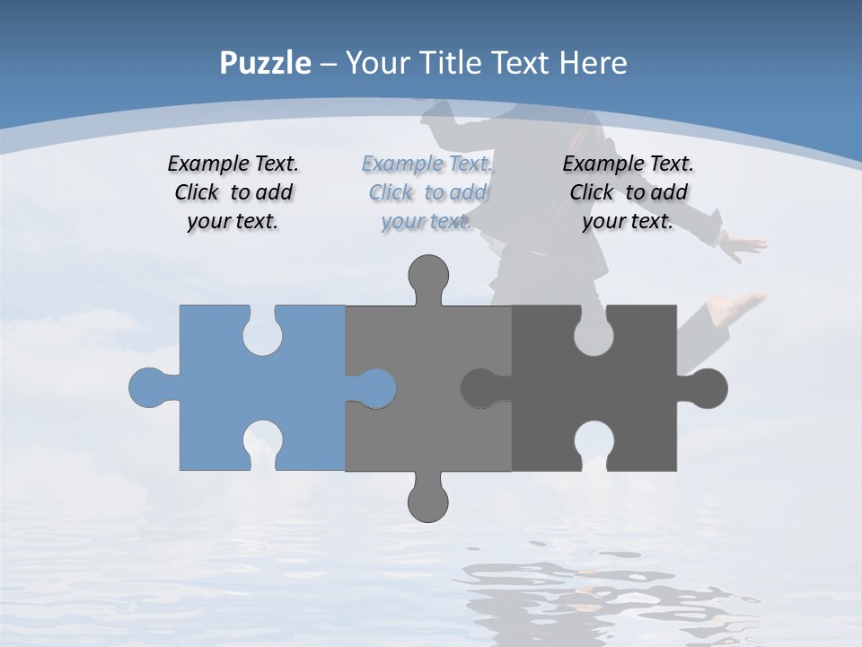 Entrepreneur Active Enjoyment PowerPoint Template