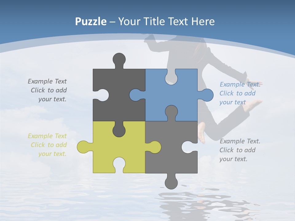 Entrepreneur Active Enjoyment PowerPoint Template