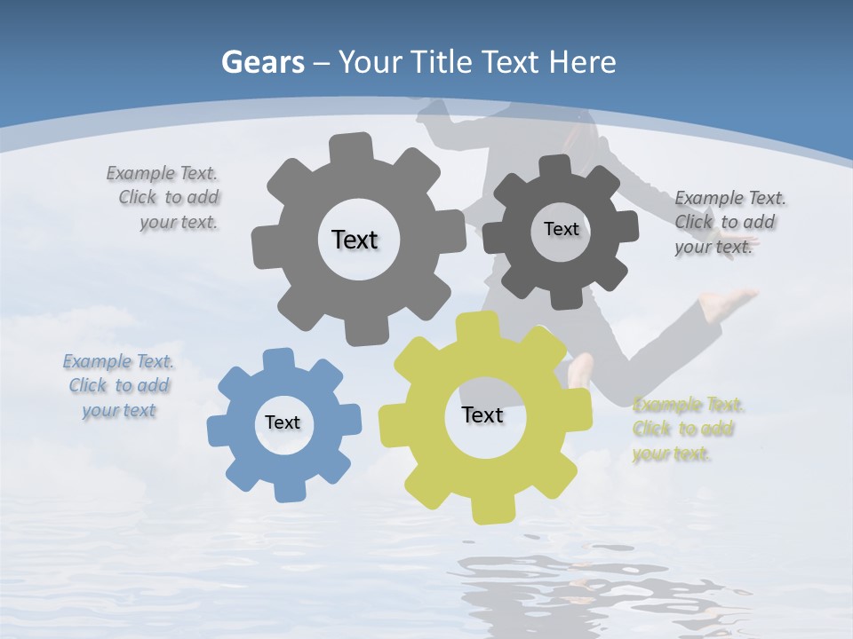 Entrepreneur Active Enjoyment PowerPoint Template