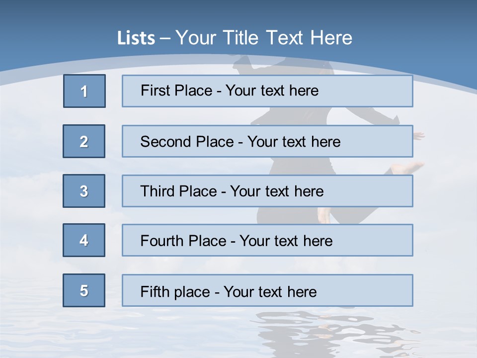 Entrepreneur Active Enjoyment PowerPoint Template
