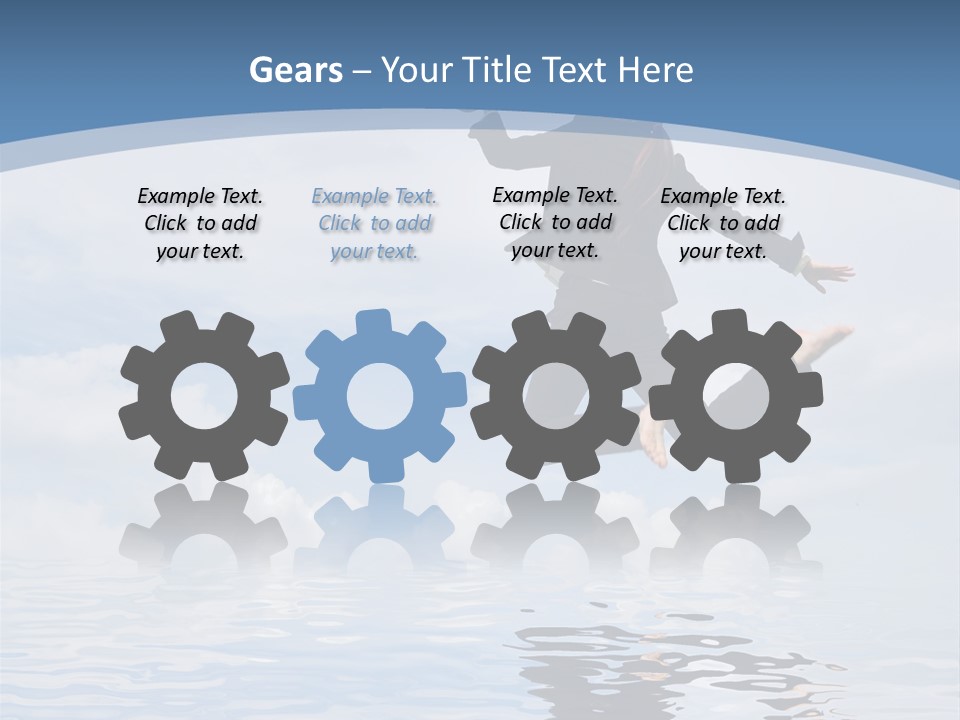 Entrepreneur Active Enjoyment PowerPoint Template