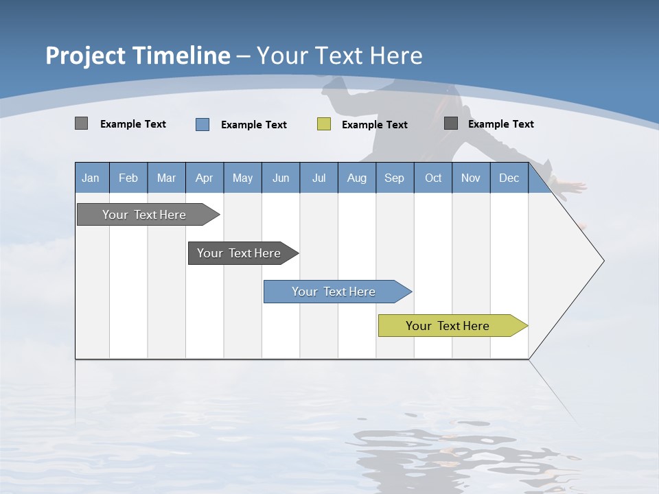 Entrepreneur Active Enjoyment PowerPoint Template