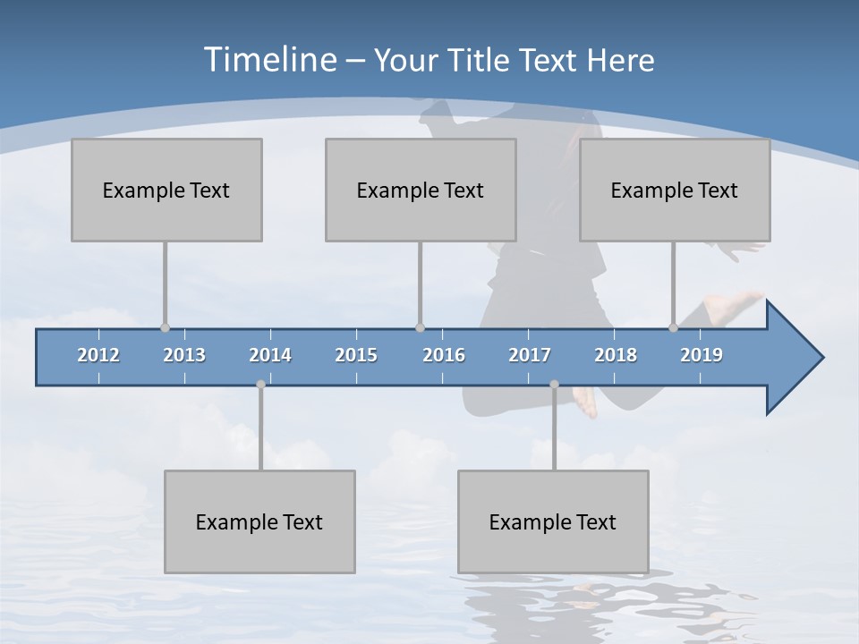 Entrepreneur Active Enjoyment PowerPoint Template
