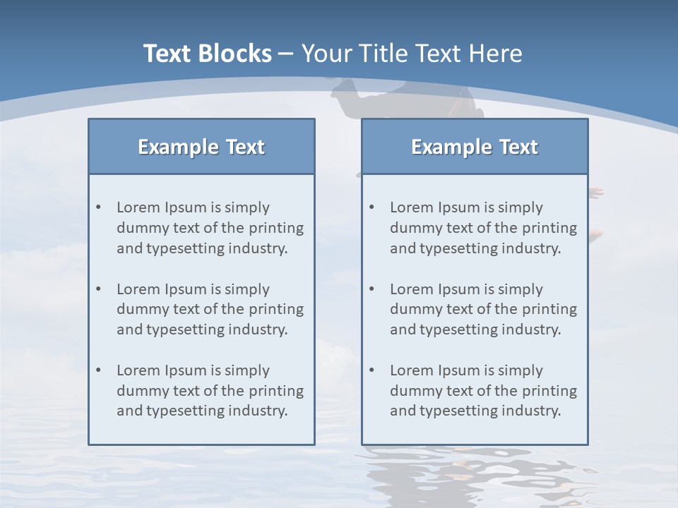 Entrepreneur Active Enjoyment PowerPoint Template