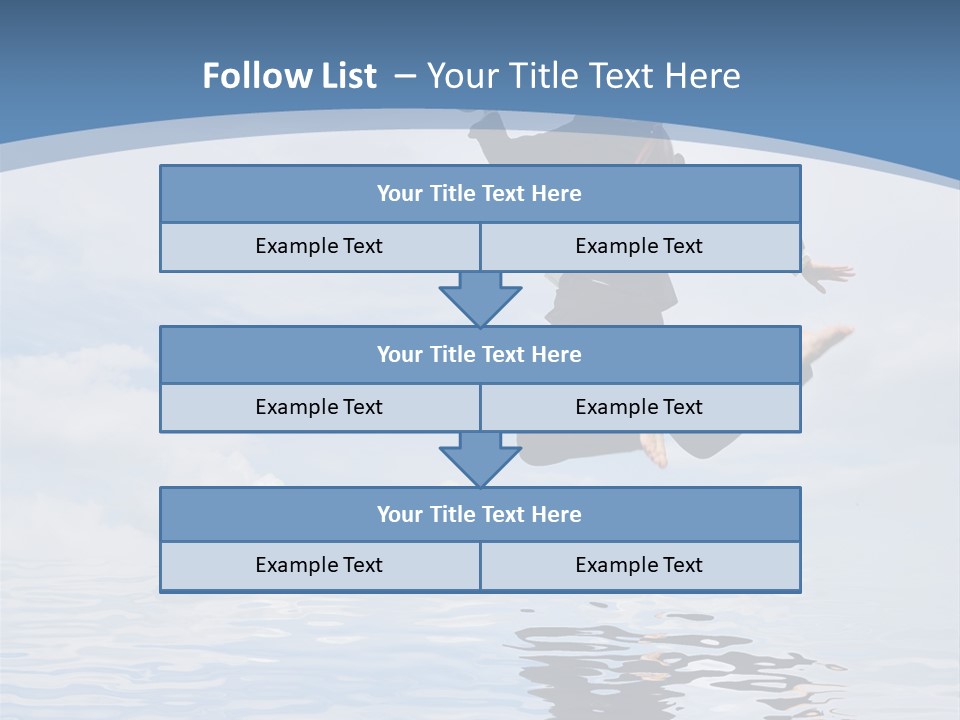 Entrepreneur Active Enjoyment PowerPoint Template