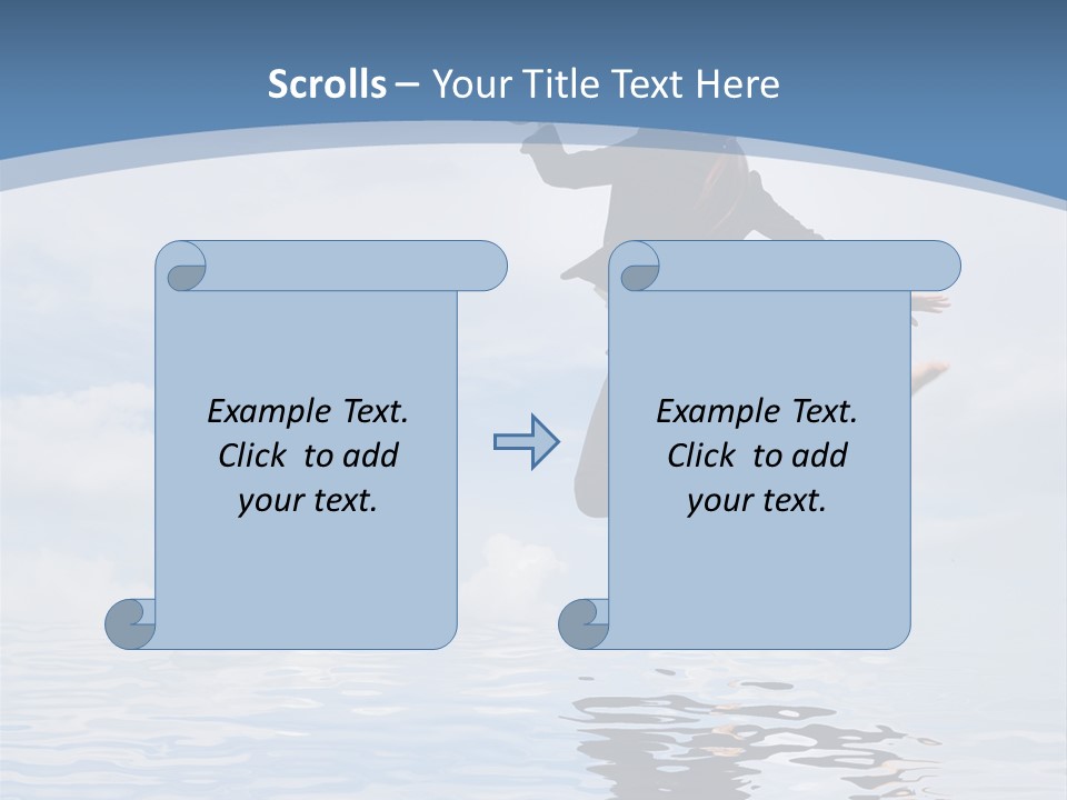 Entrepreneur Active Enjoyment PowerPoint Template