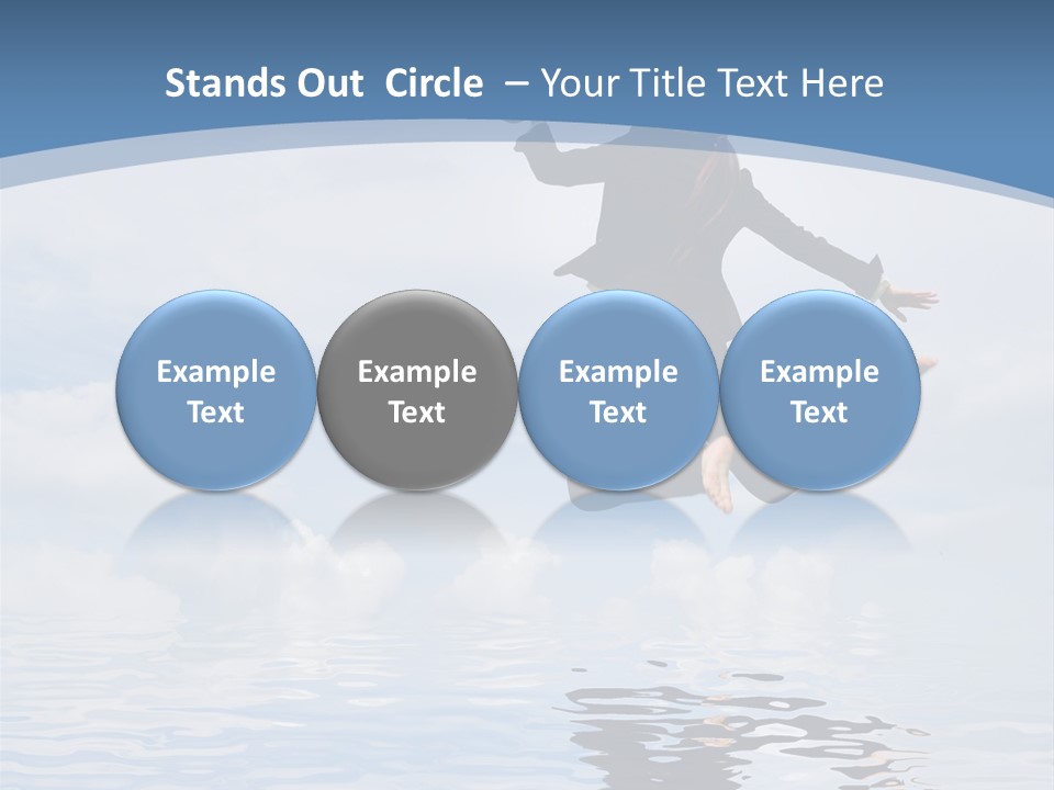 Entrepreneur Active Enjoyment PowerPoint Template