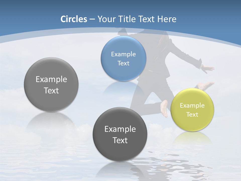 Entrepreneur Active Enjoyment PowerPoint Template