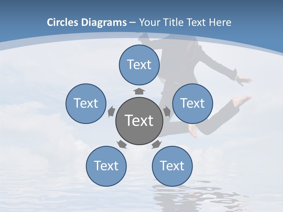 Entrepreneur Active Enjoyment PowerPoint Template
