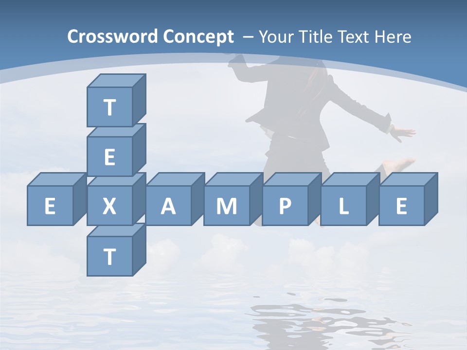Entrepreneur Active Enjoyment PowerPoint Template